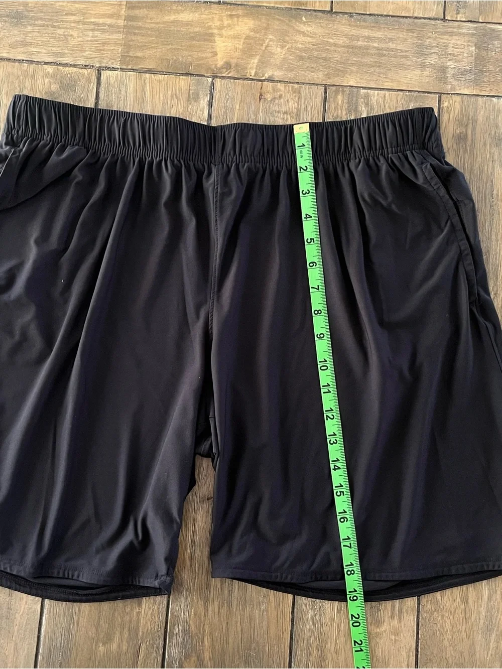 Men's Black Athletic Shorts - Lightweight Performance size XL